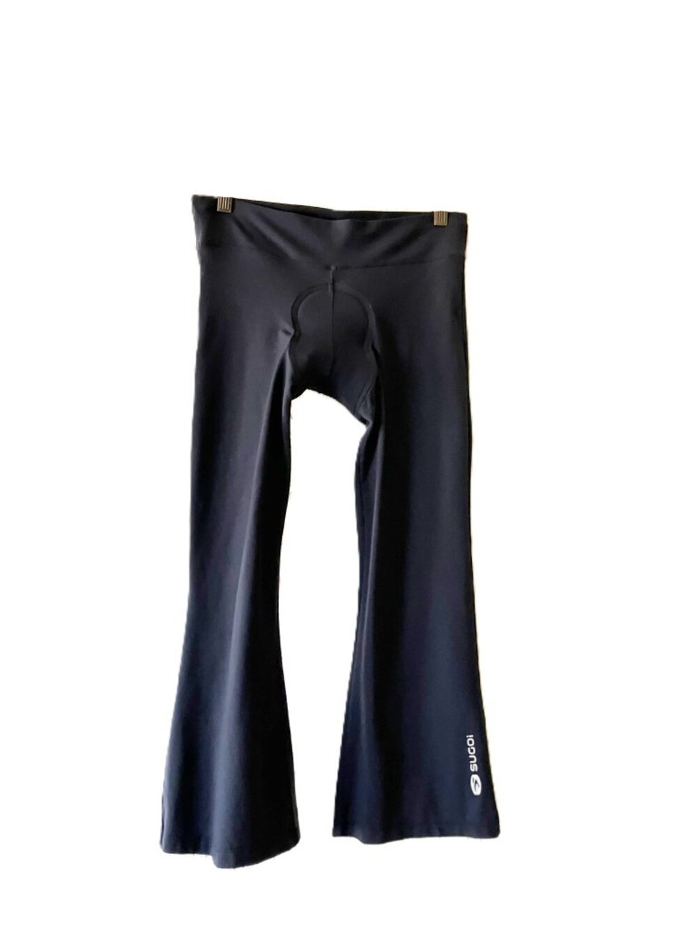 Sugoi Womens Padded Cycling Pants Bootcut Flare Bike Tights Small Black